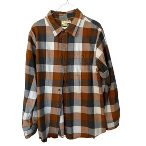 Magellan Men’s Adventure Gear Loose Fit Plaid Casual Button Down Sz XL GUC